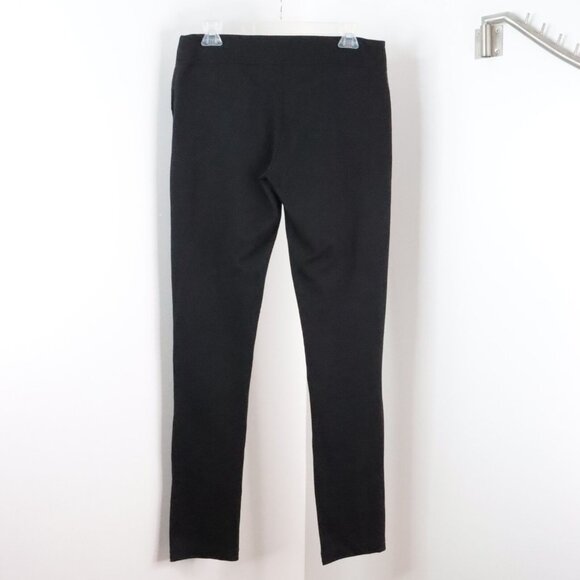 MADO Et Les Autres Women's 40 / M Black Faux Leather Panel Skinny Legging Pants - Picture 4 of 8